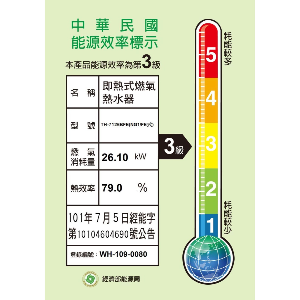 莊頭北【TH-7126BFE_NG1】12公升數位式DC強制排氣熱水器(全省安裝)-細節圖2