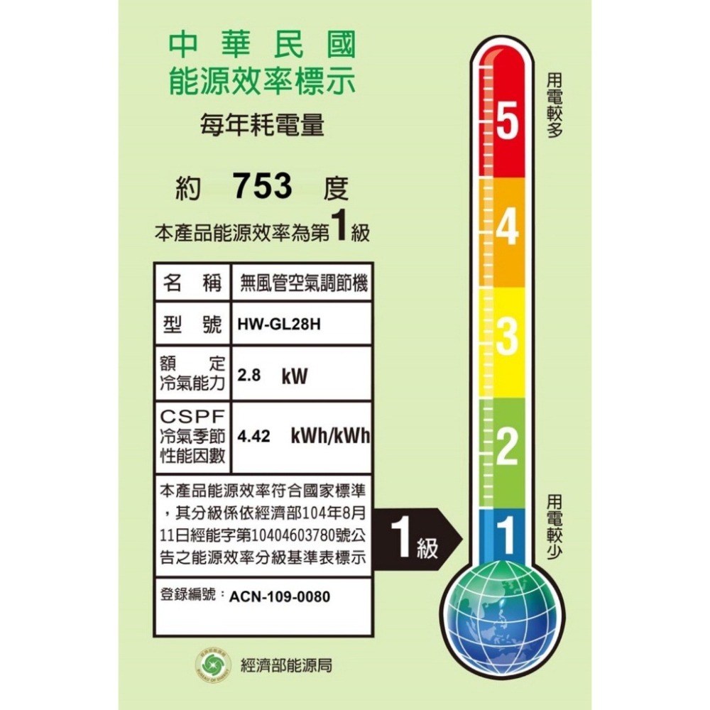 禾聯【HW-GL28H】變頻冷暖窗型冷氣4坪(含標準安裝)-細節圖8