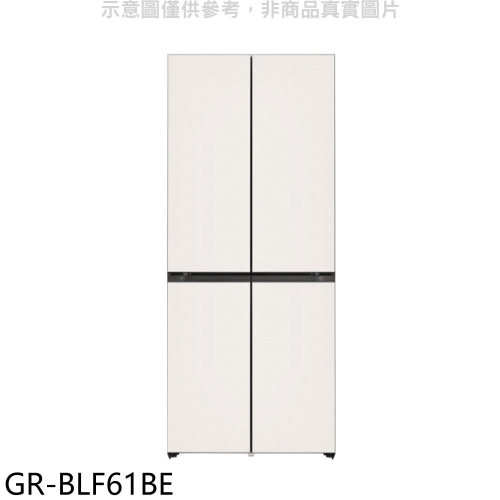 LG樂金【GR-BLF61BE】610公升對開冰箱(含標準安裝)