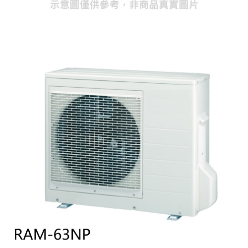 日立【RAM-63NP】變頻冷暖1對2分離式冷氣外機(標準安裝)