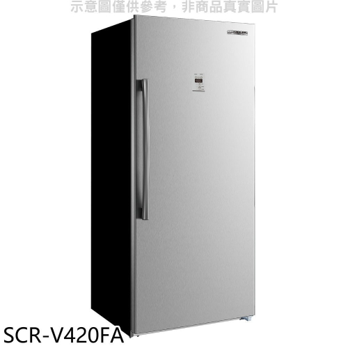 SANLUX台灣三洋【SCR-V420FA】410公升無霜變頻冷凍櫃