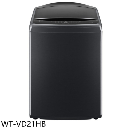 LG樂金【WT-VD21HB】21公斤變頻極光黑全不鏽鋼洗衣機(含標準安裝)