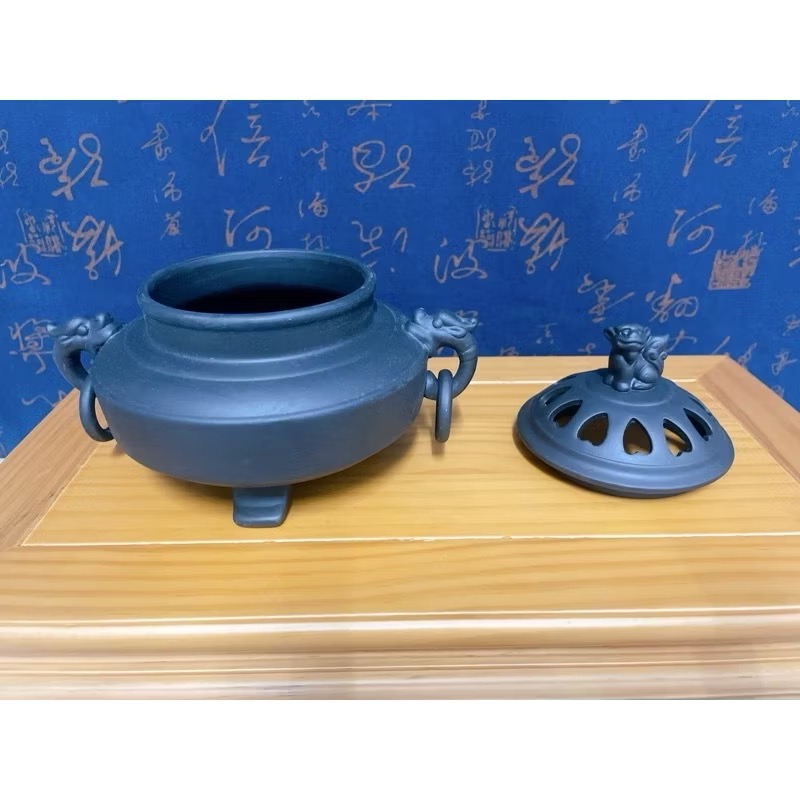 「正興佛俱商行」陶瓷龍耳環爐🔥 淨香爐 爐瓶三事 擺宴用品 神明聖誕 神房必備-細節圖2