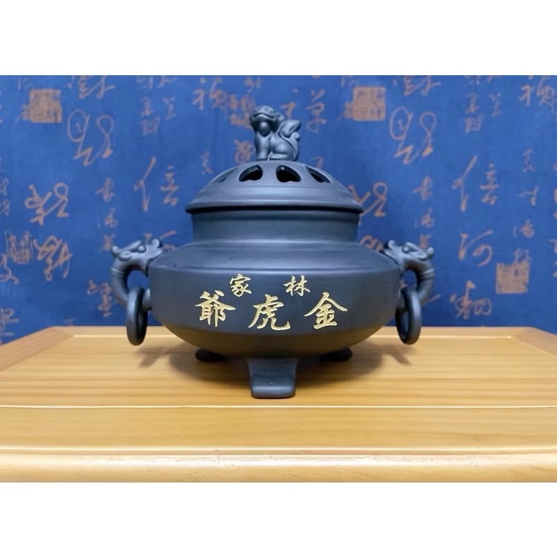 「正興佛俱商行」陶瓷龍耳環爐🔥 淨香爐 爐瓶三事 擺宴用品 神明聖誕 神房必備-細節圖5