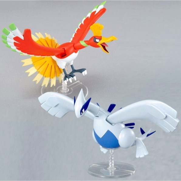 [那間店]BANDAI POKEMON 神奇寶貝 寶可夢 精靈寶可夢 #04 + 05 鳳王 洛奇亞 組裝模型-細節圖2