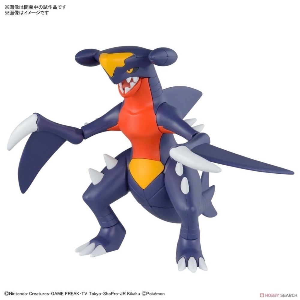 [那間店]BANDAI POKEMON 神奇寶貝 寶可夢 #48 烈咬陸鯊 組裝模型 5061918-細節圖2