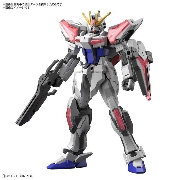 [那間店]BANDAI EG 1/144 #02 鋼彈創鬥者 元宇宙 超銀河製作攻擊鋼彈 組裝模型 5065689-細節圖2