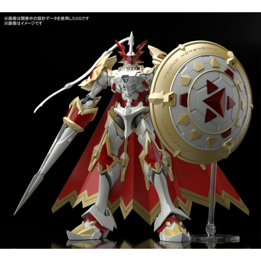 [那間店]BANDAI Figure-rise Standard 數碼寶貝 紅蓮騎士獸 增幅版 組裝模型 5061669-細節圖2