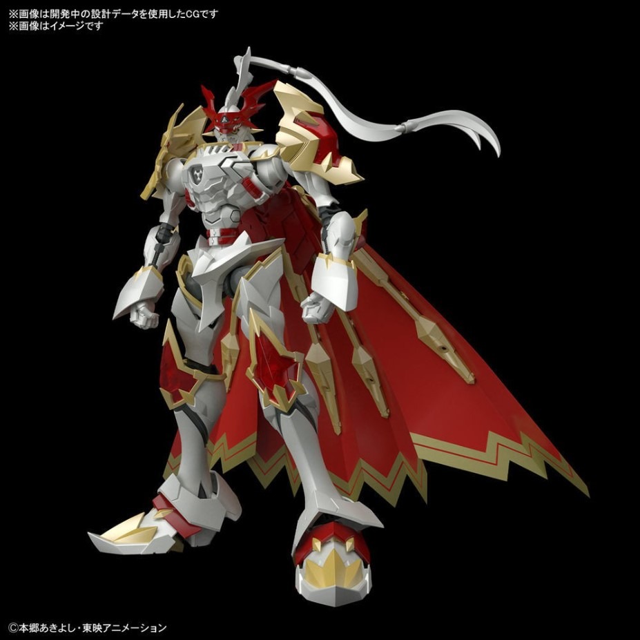 [那間店]BANDAI Figure-rise Standard 數碼寶貝 紅蓮騎士獸 增幅版 組裝模型 5061669-細節圖3