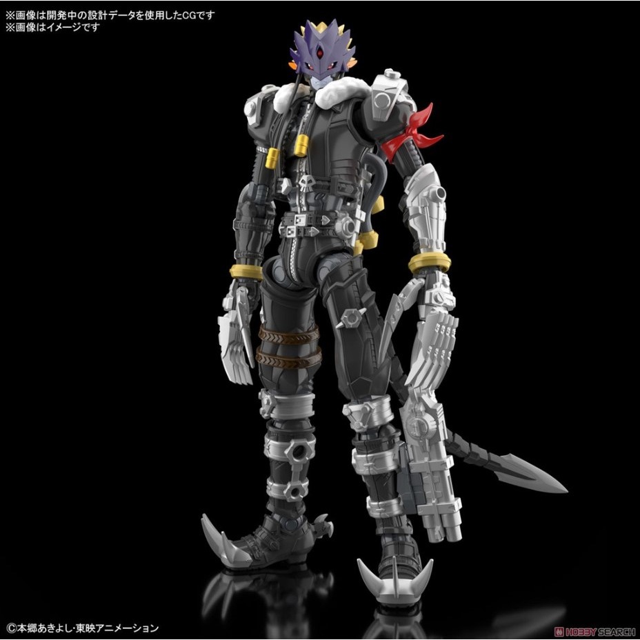 [那間店]BANDAI Figure-rise Standard 數碼寶貝 墮天地獄獸 增幅版 組裝模型 5062080-細節圖2