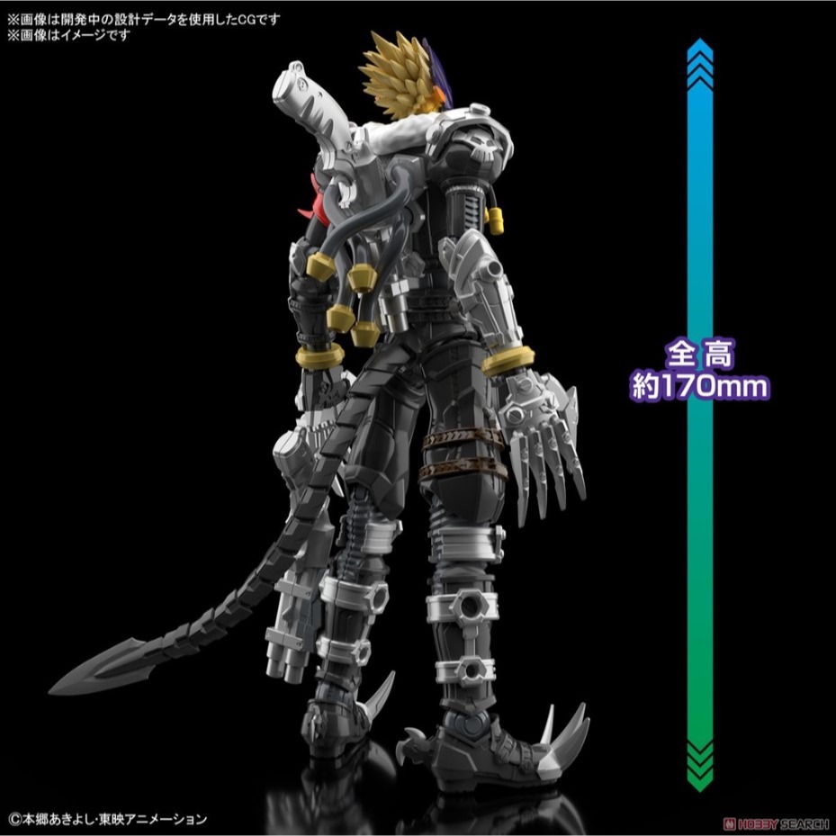 [那間店]BANDAI Figure-rise Standard 數碼寶貝 墮天地獄獸 增幅版 組裝模型 5062080-細節圖3