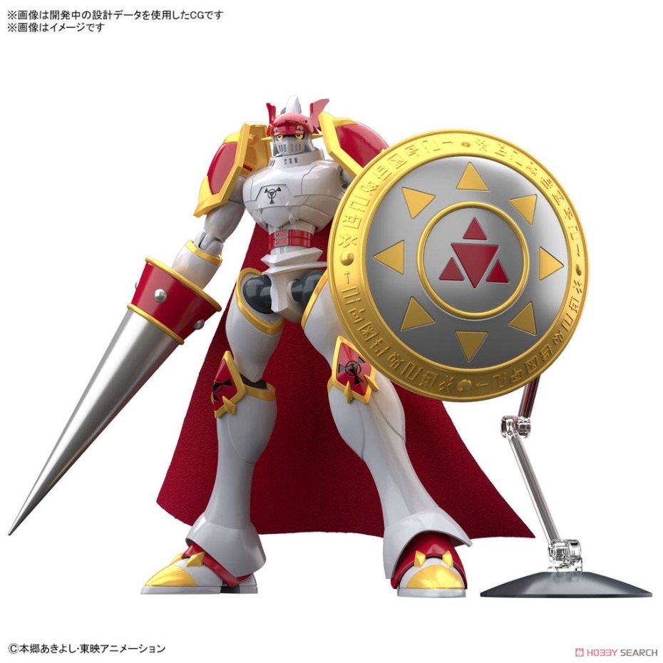 [那間店]BANDAI Figure-rise Standard 數碼寶貝 紅蓮騎士獸 組裝模型 5063362-細節圖2