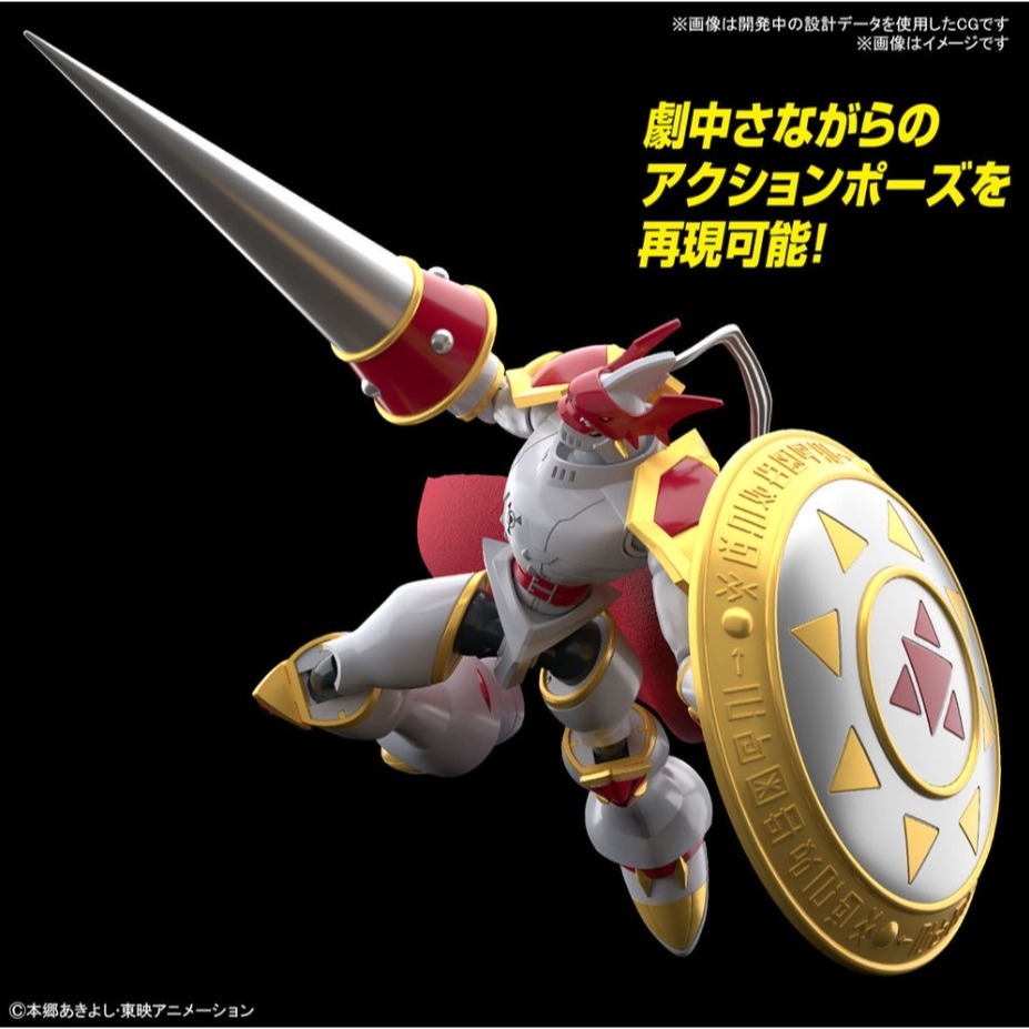 [那間店]BANDAI Figure-rise Standard 數碼寶貝 紅蓮騎士獸 組裝模型 5063362-細節圖3