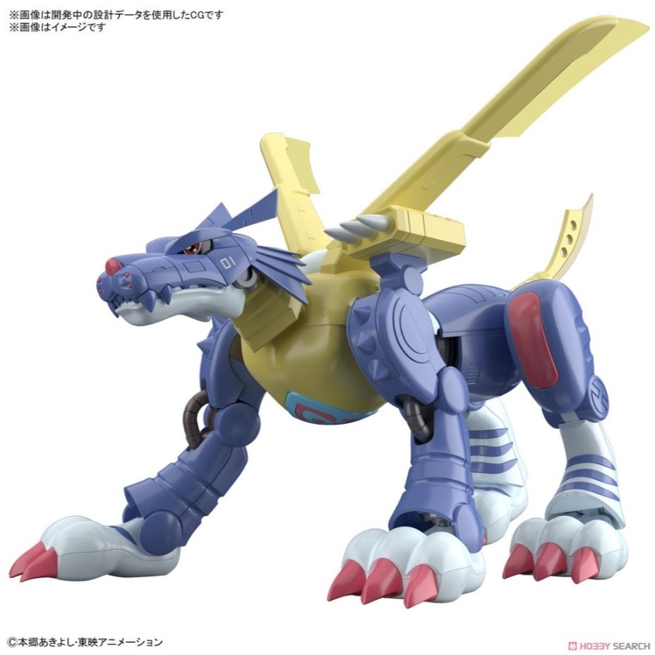 [那間店]BANDAI Figure-rise Standard 數碼寶貝 鋼鐵加魯魯獸 組裝模型 5062077-細節圖2