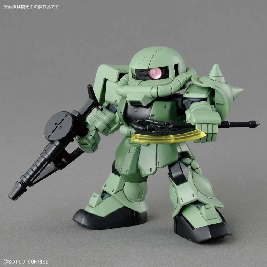 [那間店]BANDAI SDCS #04  MS-06 ZAKU II 薩克II 骨架版內構 5059571-細節圖2
