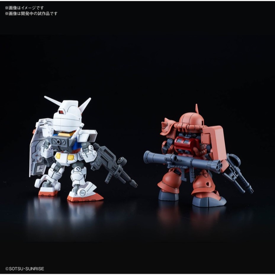 [那間店]BANDAI SDCS RX-78-2 & MS-06S ZAKU II 夏亞專用薩克II 5060276-細節圖4