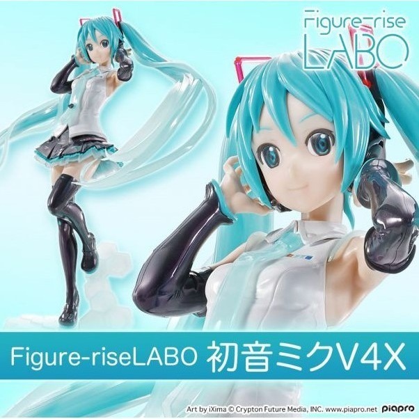 [那間店]BANDAI Figure-rise LABO 初音未來 初音 V4X 組裝模型 5055579-細節圖2