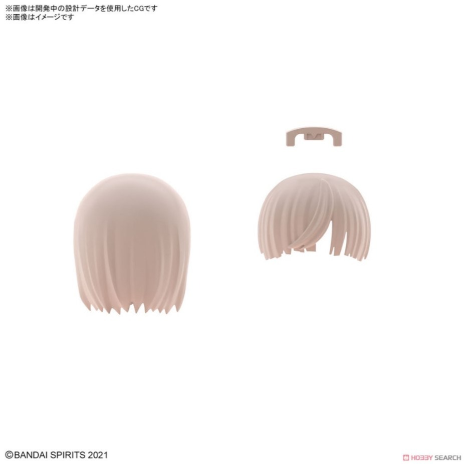 [那間店]BANDAI 30MS 組裝少女輕作戰 髮型配件套組 Vol.8 全4種 5065463-細節圖6