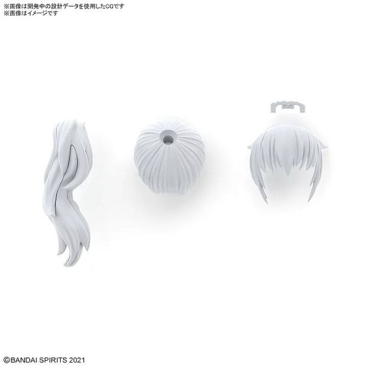 [那間店]BANDAI 30MS 組裝少女輕作戰 髮型配件套組 Vol.7 5064224-細節圖6