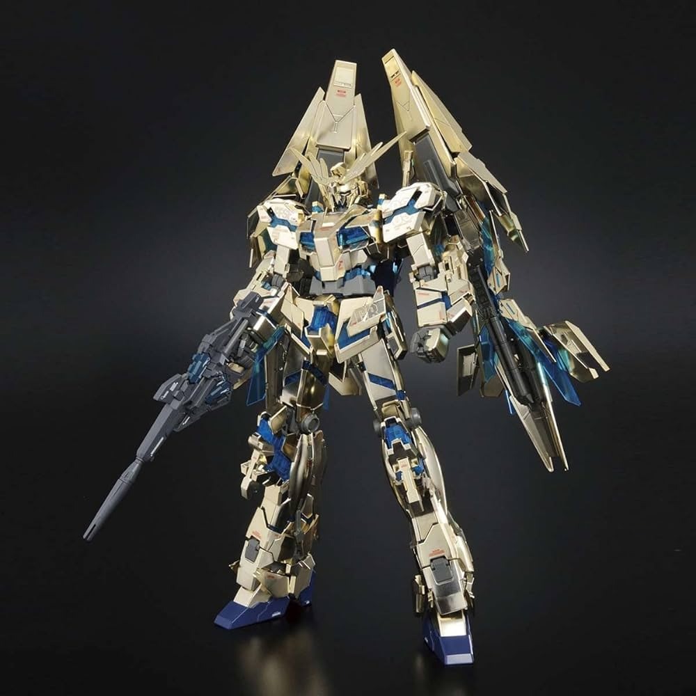 [那間店]BANDAI MG 1/100 RX-0 獨角獸鋼彈3號機 鳳凰 [GOLD COATING] 5063046-細節圖2