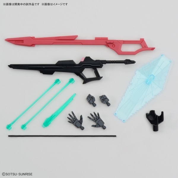 [那間店]BANDAI HG 1/144 08 鋼彈創鬥者 元宇宙 全備型嫣紅攻擊自由鋼彈 5066273-細節圖3