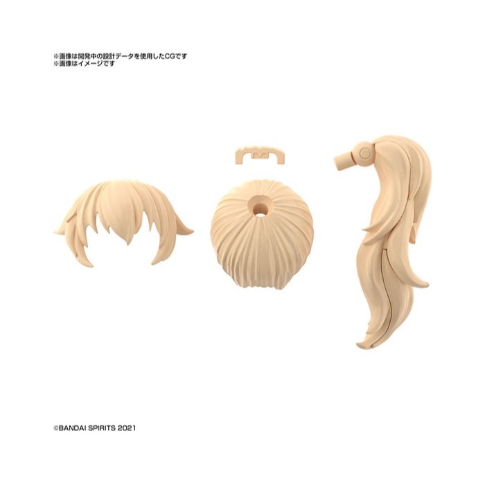 [那間店]BANDAI 30MS系列 組裝少女輕作戰 髮型配件套組 Vol.3 5062201-細節圖5