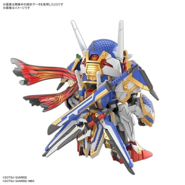 [那間店]BANDAI SD鋼彈世界 群英集 #35 隱密風靈鋼彈 組裝模型 5065723-細節圖5