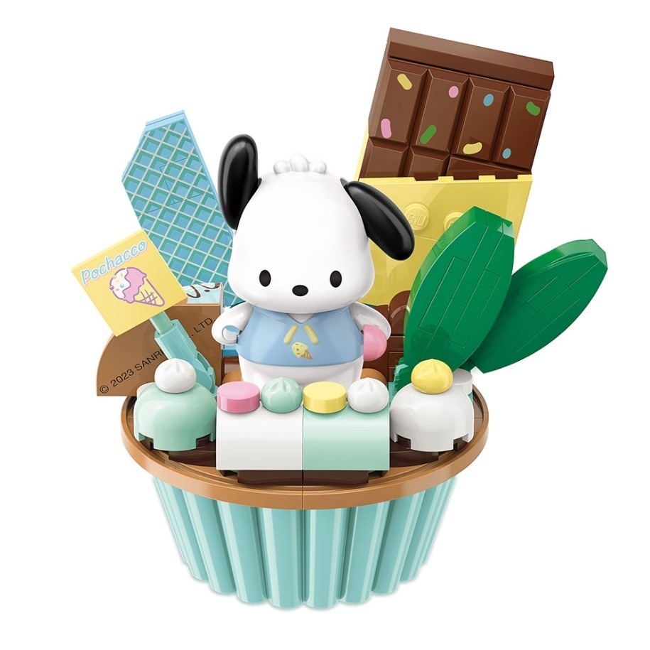 [那間店]Keeppley 三麗鷗 杯子蛋糕系列 積木 帕洽狗 K20821-細節圖2