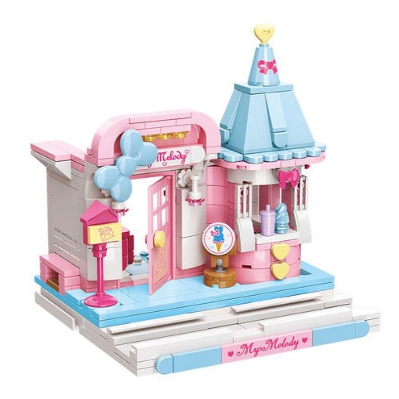 [那間店]Keeppley 三麗鷗系列 積木 美樂蒂 甜心冰淇淋屋 K20808-細節圖3