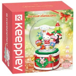 [那間店]Keeppley 三麗鷗 Hello Kitty 大耳狗 溫馨聖誕相聚音樂盒 K20836