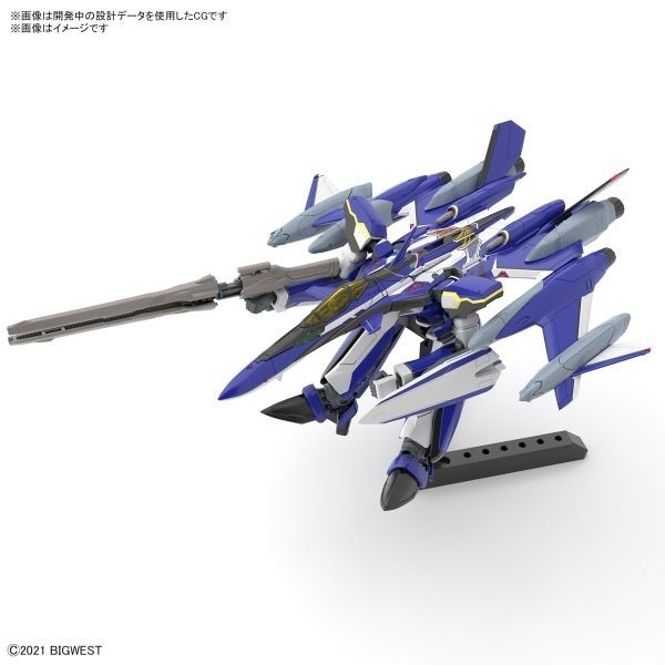 [那間店]BANDAI HG 1/100 YF-29 永恆聖劍式可變戰機 馬克西米利安·吉納斯機 5065691-細節圖4
