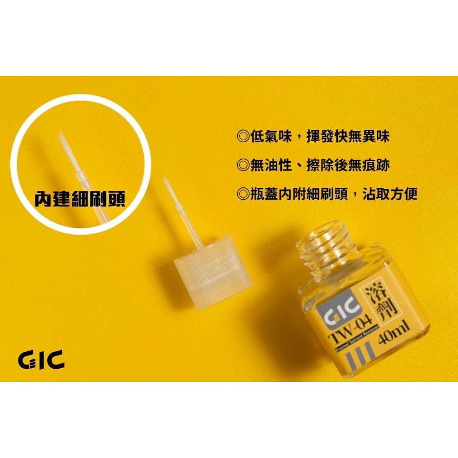 [那間店]GIC TW-04 TW04 琺瑯漆墨線去除劑 40ml-細節圖2