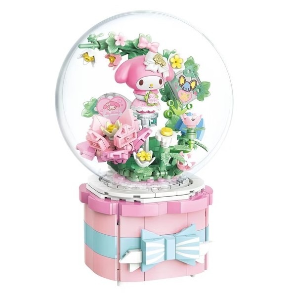 [那間店]Keeppley 三麗鷗 美樂蒂的甜蜜花園音樂盒 K20838-細節圖4