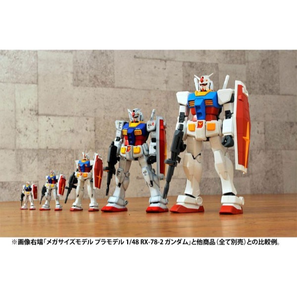 [那間店]BANDAI MEGA 1/48 RX-78-2 初代鋼彈 初鋼 5058890-細節圖4