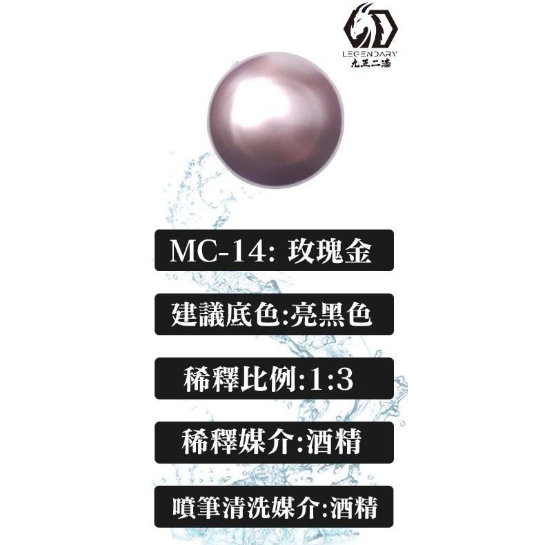 [那間店]九五二漆 9527 MC 水性金屬漆 金屬漆 水性 水性漆 低毒性 環保-規格圖8