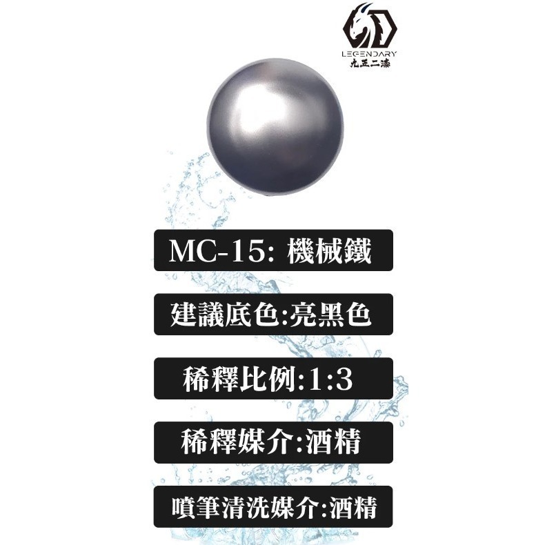 [那間店]九五二漆 9527 MC 水性金屬漆 金屬漆 水性 水性漆 低毒性 環保-規格圖8