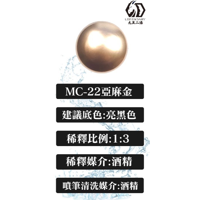 [那間店]九五二漆 9527 MC 水性金屬漆 金屬漆 水性 水性漆 低毒性 環保-規格圖8