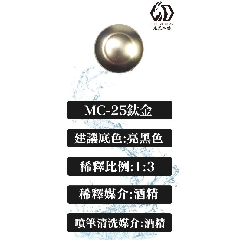 [那間店]九五二漆 9527 MC 水性金屬漆 金屬漆 水性 水性漆 低毒性 環保-規格圖8