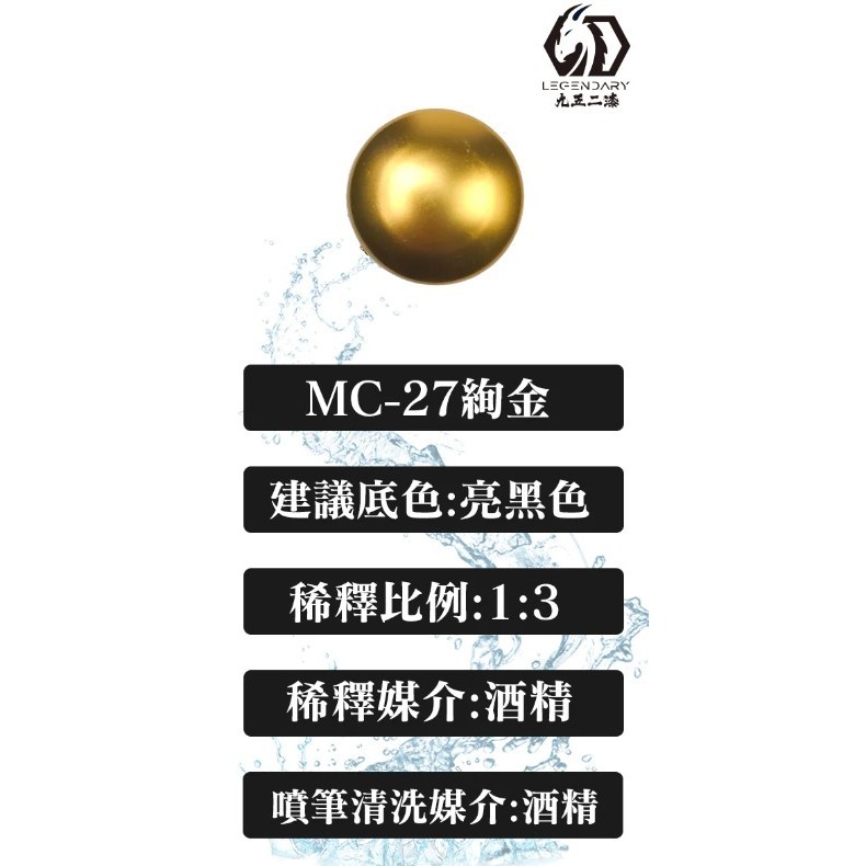 [那間店]九五二漆 9527 MC 水性金屬漆 金屬漆 水性 水性漆 低毒性 環保-規格圖8