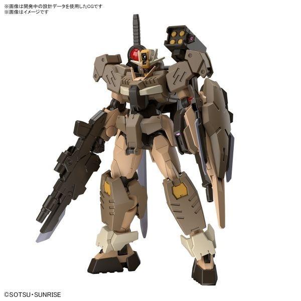 [那間店]BANDAI HG 1/144 #10 鋼彈創鬥者 量子型00指揮官鋼彈 沙漠型 組裝模型 5066695-細節圖2