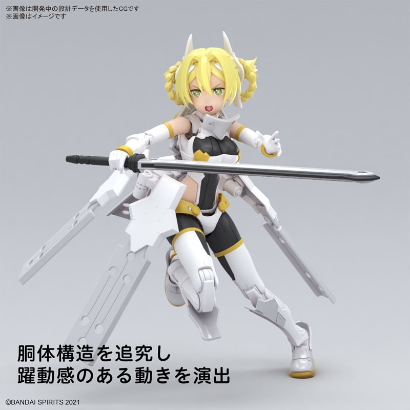 [那間店]BANDAI 30MS #13 組裝少女輕作戰 SIS-F00 尤菲雅 顏色A 組裝模型 5067150-細節圖5