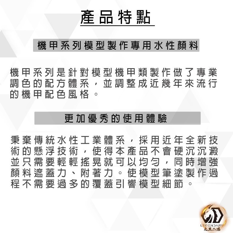 [那間店]九五二漆 9527 MEC 水性筆塗 機甲色系列 水性 水性漆 低毒性 環保-細節圖5