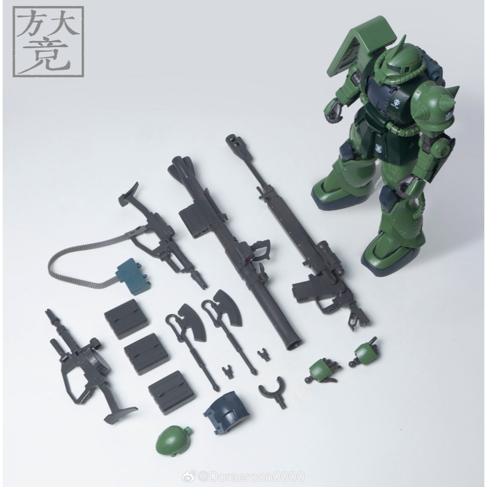 [那間店]方大競 1/72 GTO 綠薩克 組裝模型 ※限一盒-細節圖6