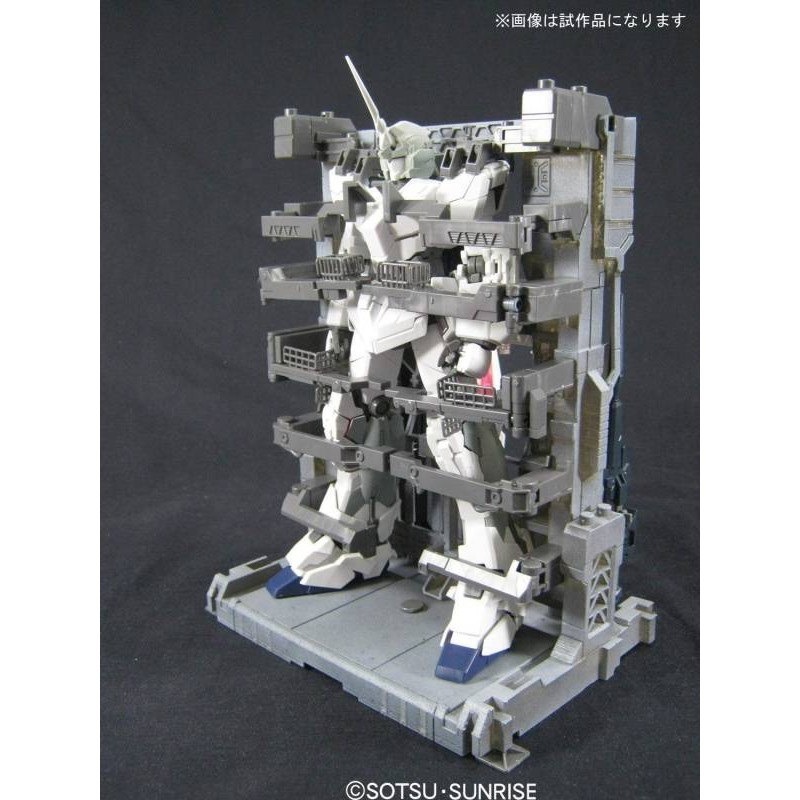 [那間店]BANDAI MG 1/100 RX-0 獨角獸鋼彈 HD配色 + MS CAGE 5067230-細節圖3