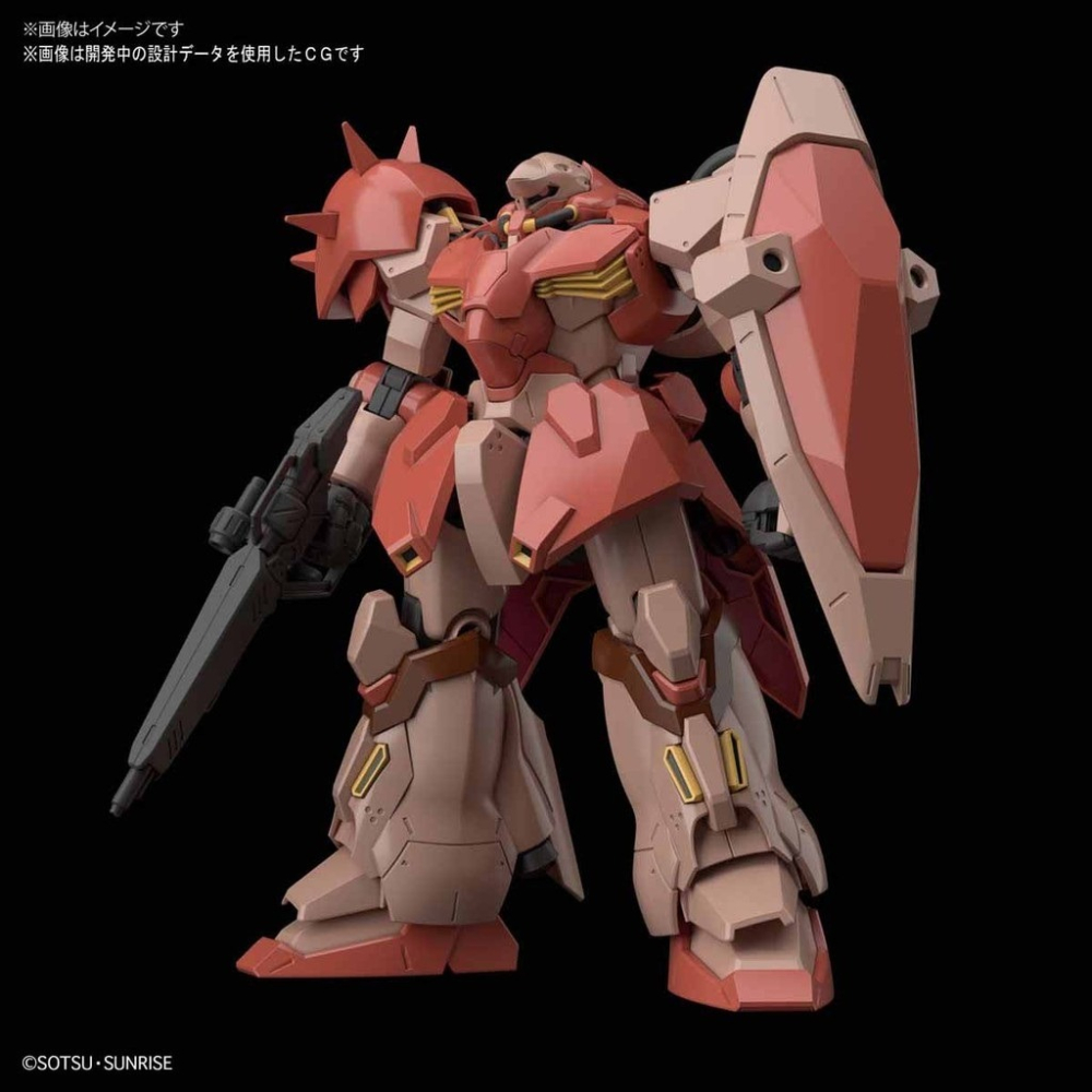 [那間店]BANDAI HG 1/144 #233 Me02R-F01 TYPE-F01 梅瑟爾 梅薩 5059546-細節圖3