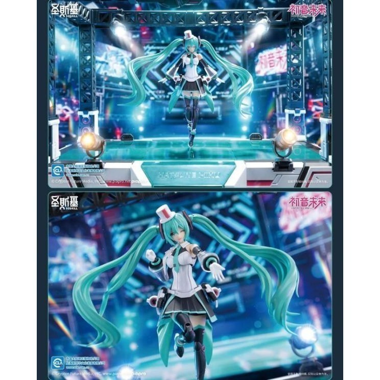 [那間店]聖斯基 X 初音未來 SSKMIKU01 初音未來 唱響未來 公式服 (附初回特典) 組裝模型 ※不挑盒況-細節圖4