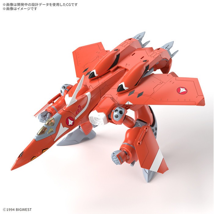 [那間店]BANDAI HG 1/100 超時空要塞 VF-22S 雨燕二式 米莉亞･法麗娜･吉納斯座機 5068324-細節圖3