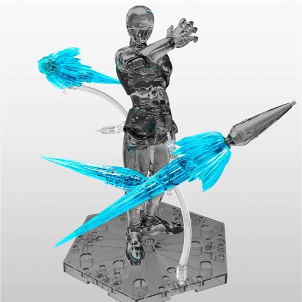 [那間店]BANDAI Figure-rise Effect 噴射特效零件組 透明藍 5058104-細節圖4