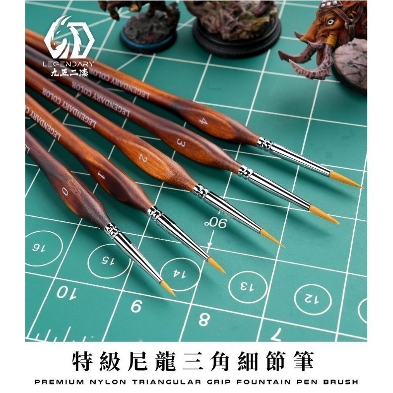 [那間店]九五二漆 9527 BPG 特級尼龍三角細節筆 面相筆 模型上色筆 上色工具-細節圖5