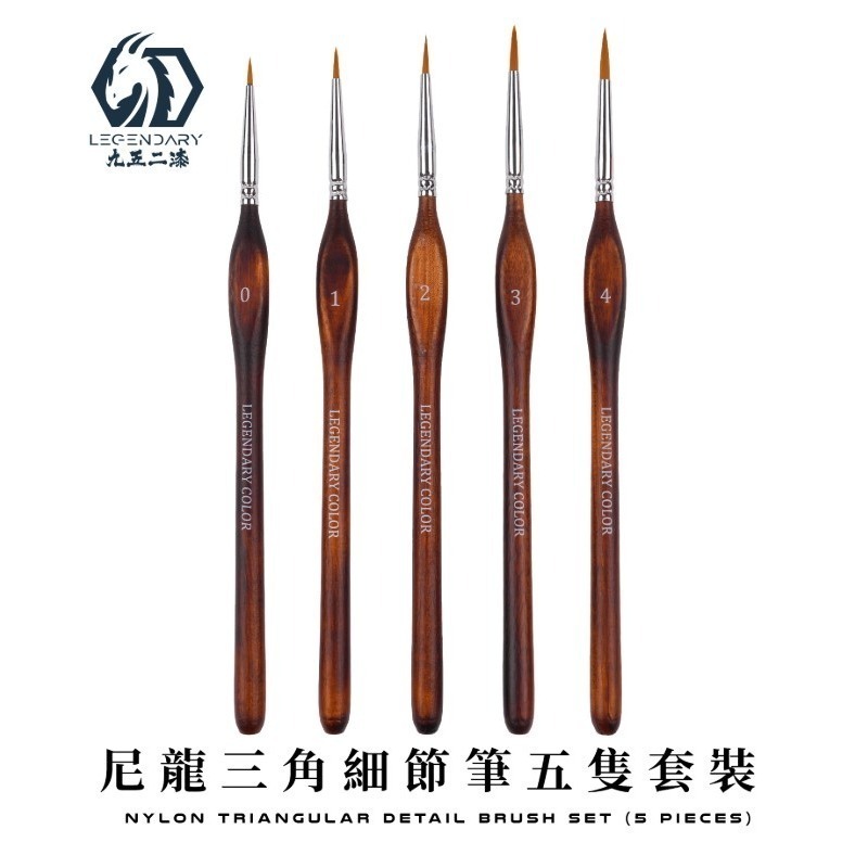 [那間店]九五二漆 9527 BPG 特級尼龍三角細節筆 面相筆 模型上色筆 上色工具-規格圖8